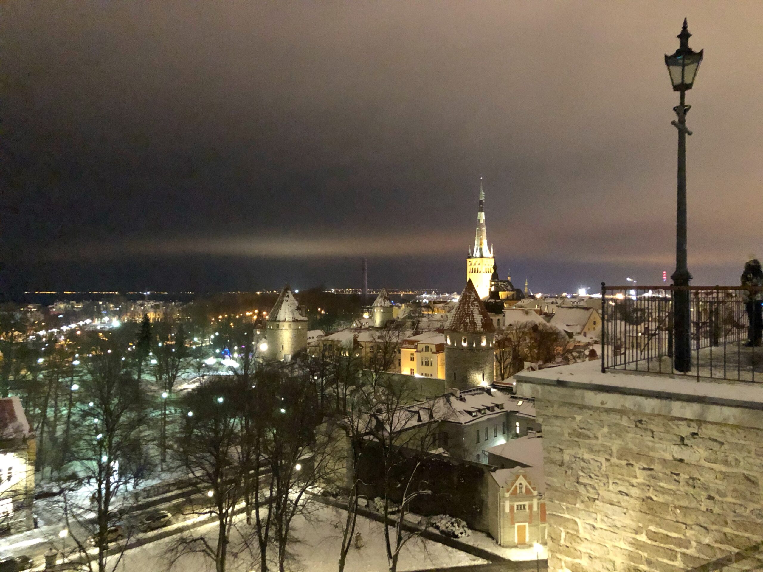 Näkymä Tallinnan vanhaankaupunkiin