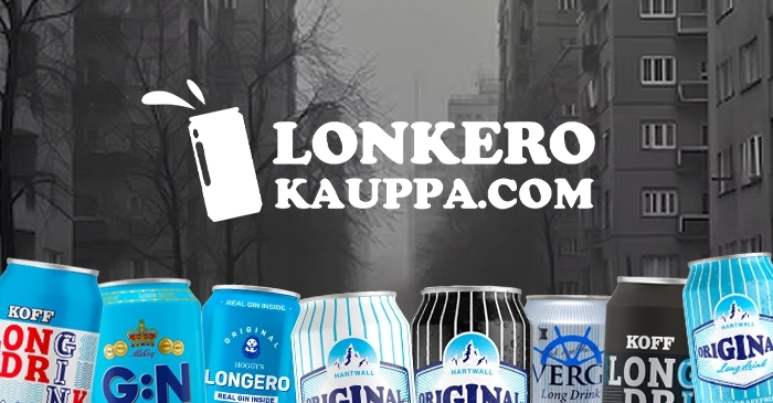 Suomenkielinen Lonkerokauppa.com verkkokauppa myy alkoholijuomat Viron hinnoilla