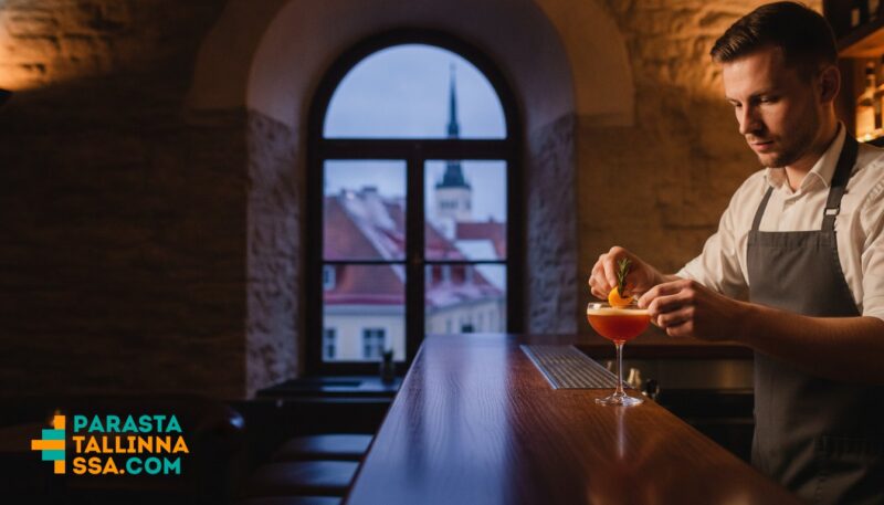 Tallinnan parhaat cocktailbaarit 2026: Tyylikkäät drinkkipaikat ja salakapakka-tunnelmaa